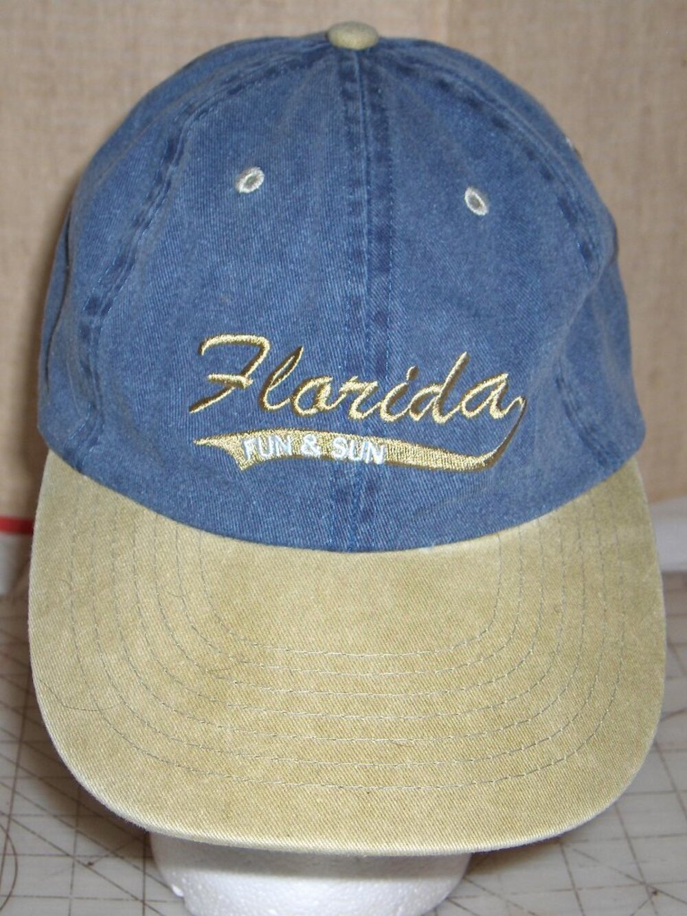 Florida Sun And Fun Cap, Size Adjustable, Never Worn